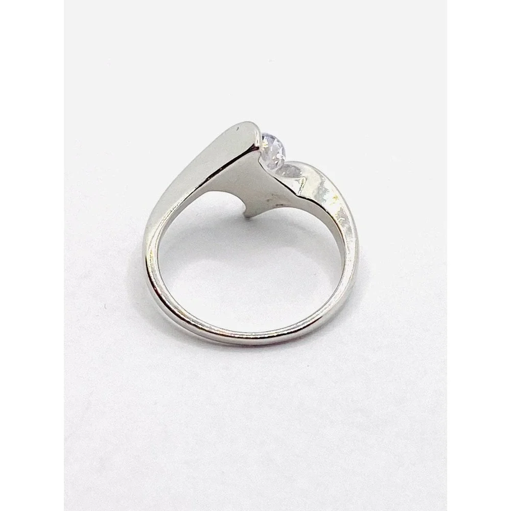 Ring Fashion CZ Semi Mount Size 7.5